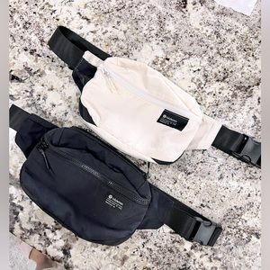Lululemon Clean lines belt bag bundle